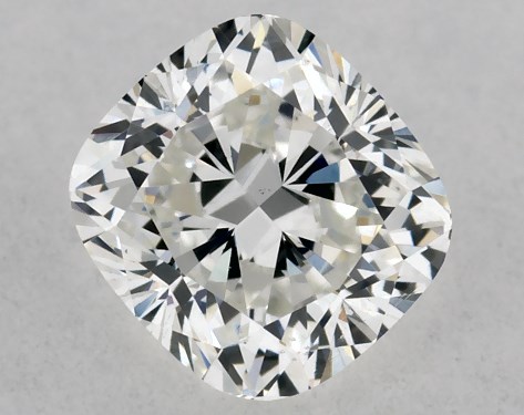 GIA 0.50 Carat H-SI1 Very Good Cut Cushion Modified Diamond